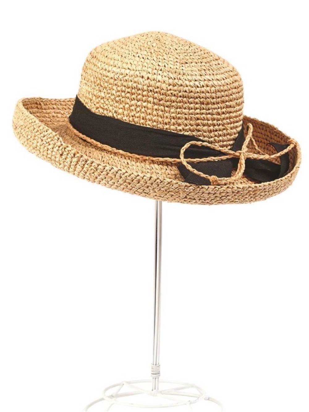 Two's Company - Natural Raffia Morning Glory Gardeners Hat